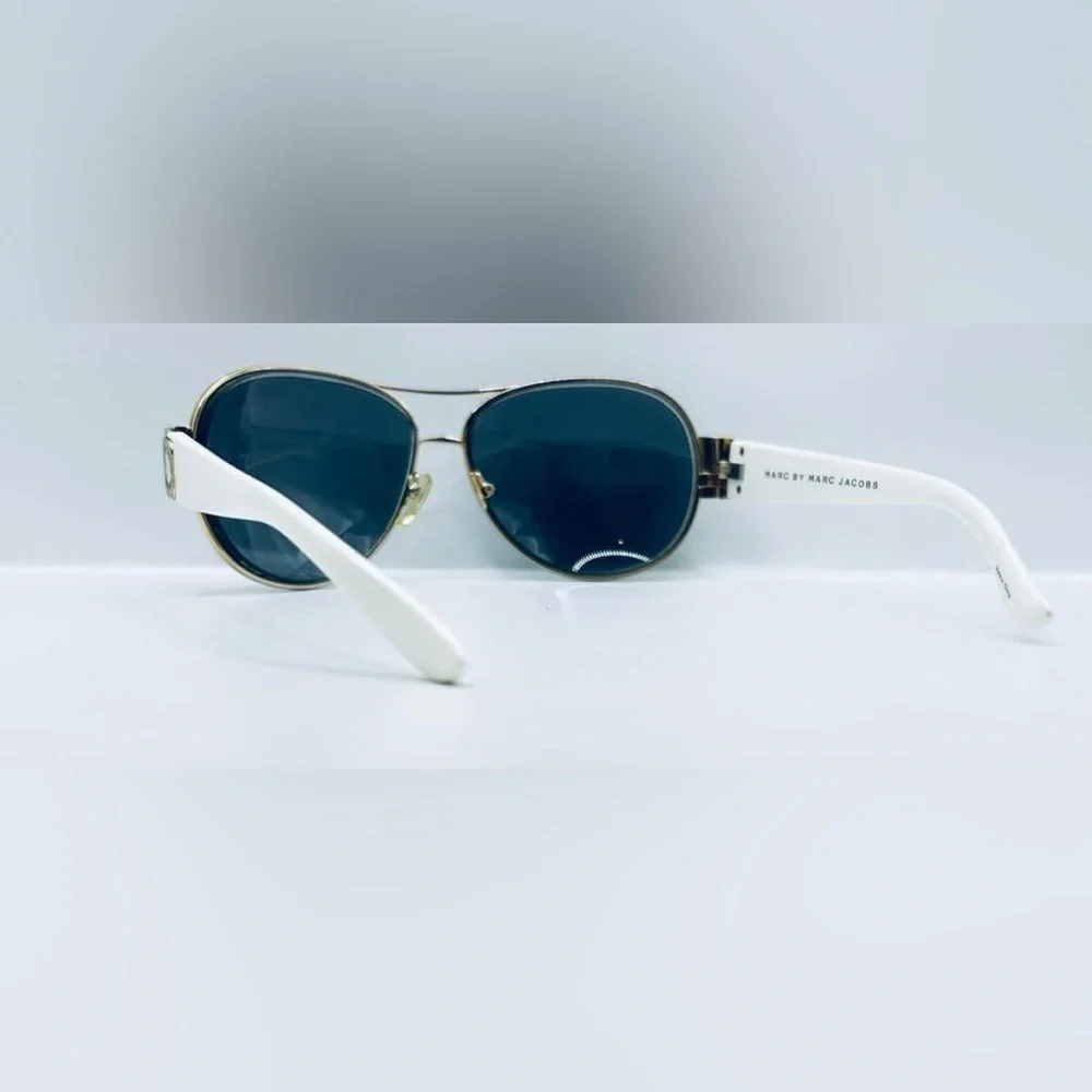 Marc By Marc Jacobs MMJ149 Gold White Pilot Sunglasses Frames Only